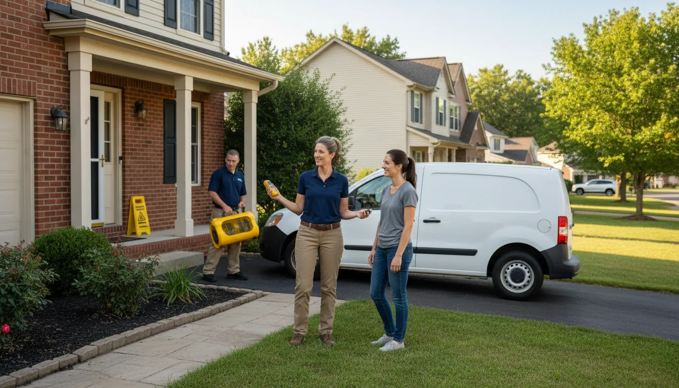 Water restoration image for Home Water Damage Repair in West Portsmouth, OH